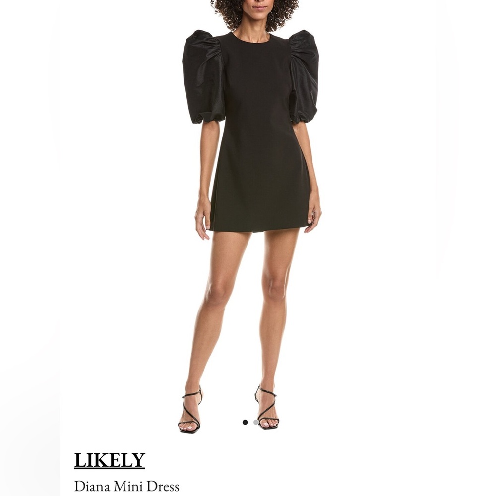 Likely Black Diana Mini Dress
